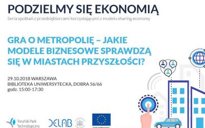 driv2e weźmie udział w dyskusji nt. nowych modeli biznesowych w miastach przyszłości